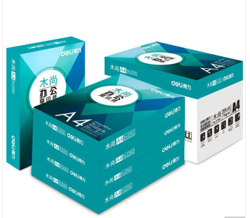 得力木尚Z7502复印纸 A4 70g 500张/包 5包/箱 （2500张）